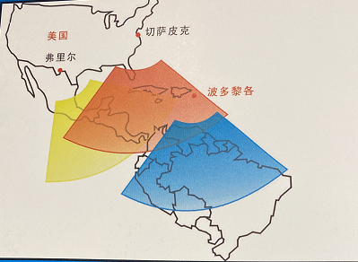 AN/FPS-71雷达部署及探测范围