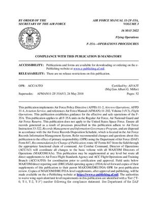 F-35A—操作程序